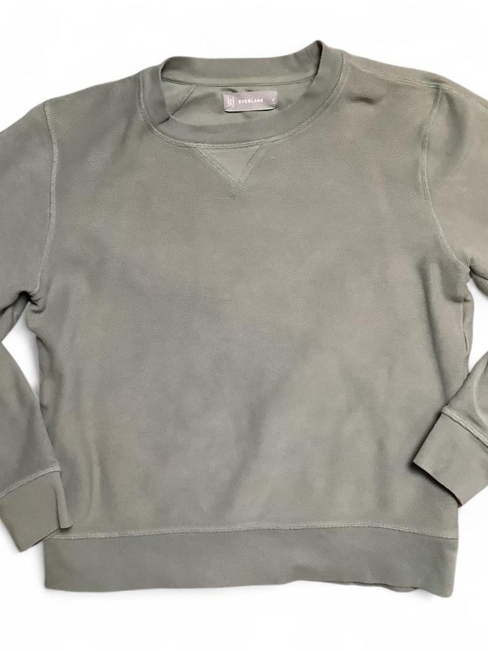 Everlane Men's Crewneck Sweater - Olive Green